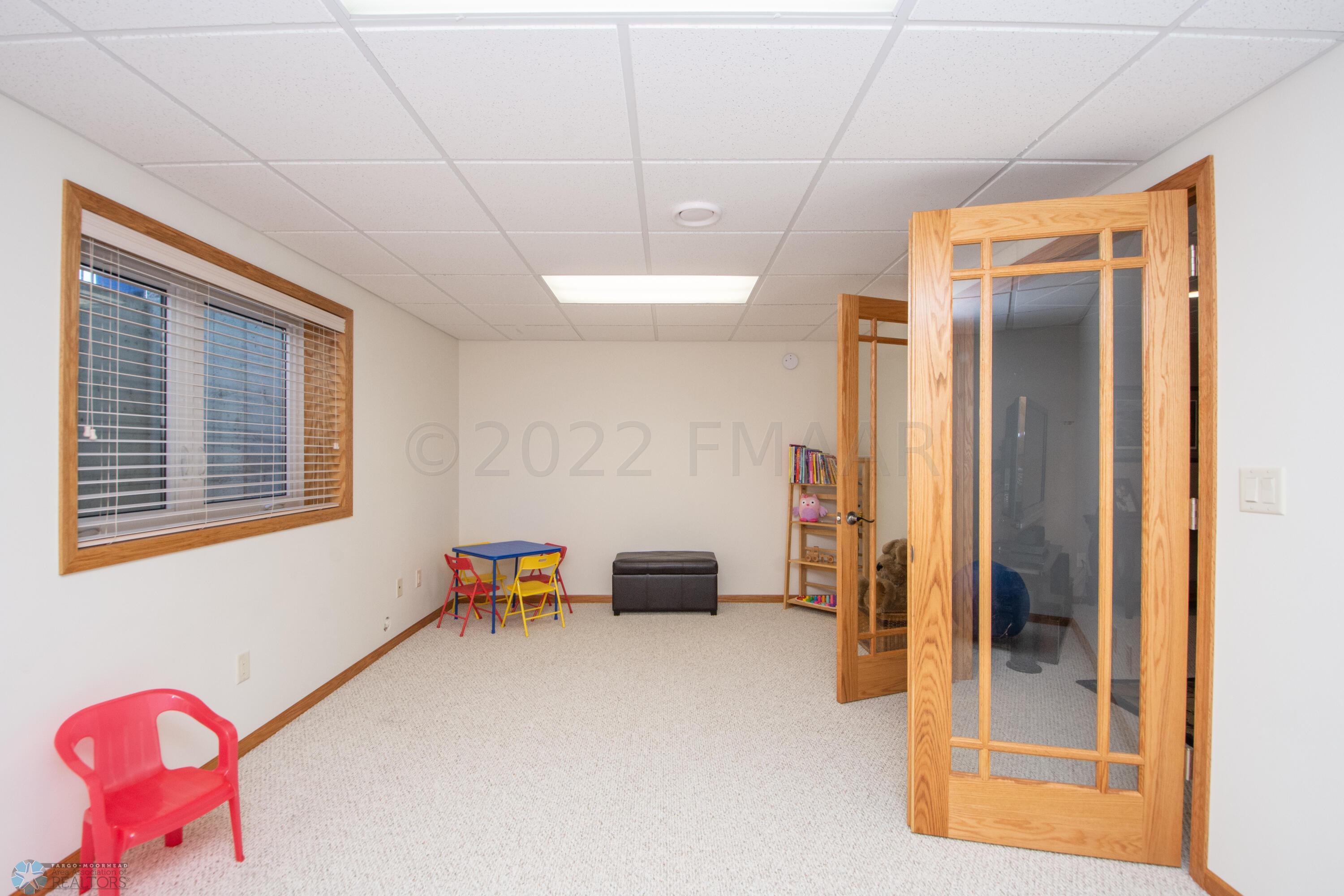 Basement Bedroom #4 with French Doors