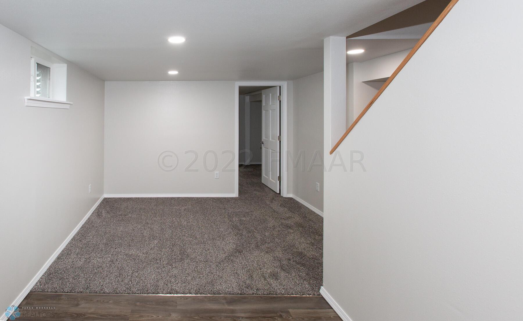 Basement family room - from bath
