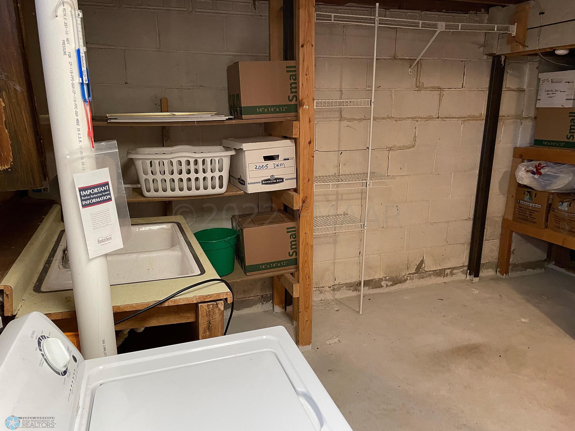 Laundry and storage room-washer & dryer