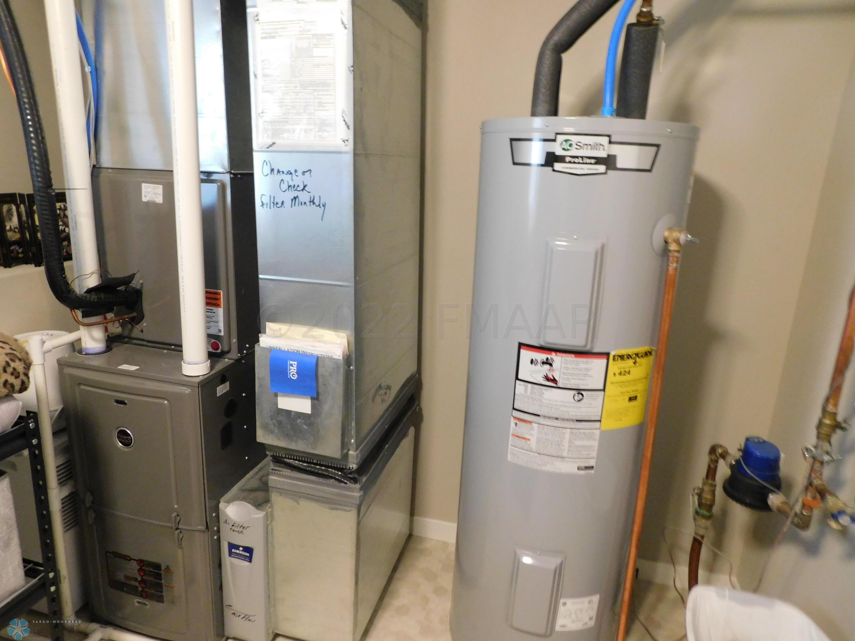 furnace and water heater