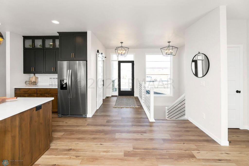 3. Interior front door