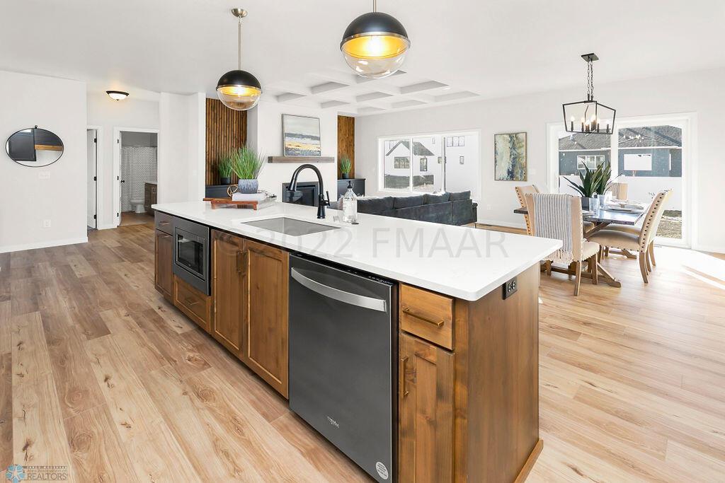 10. Kitchen, living, dining