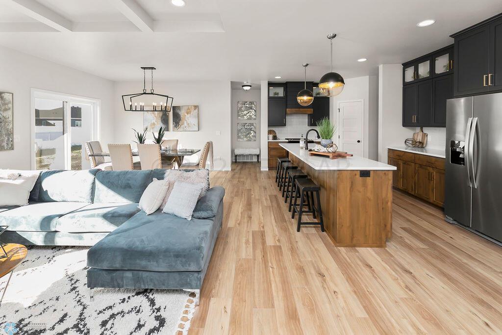 12. Living, kitchen, dining