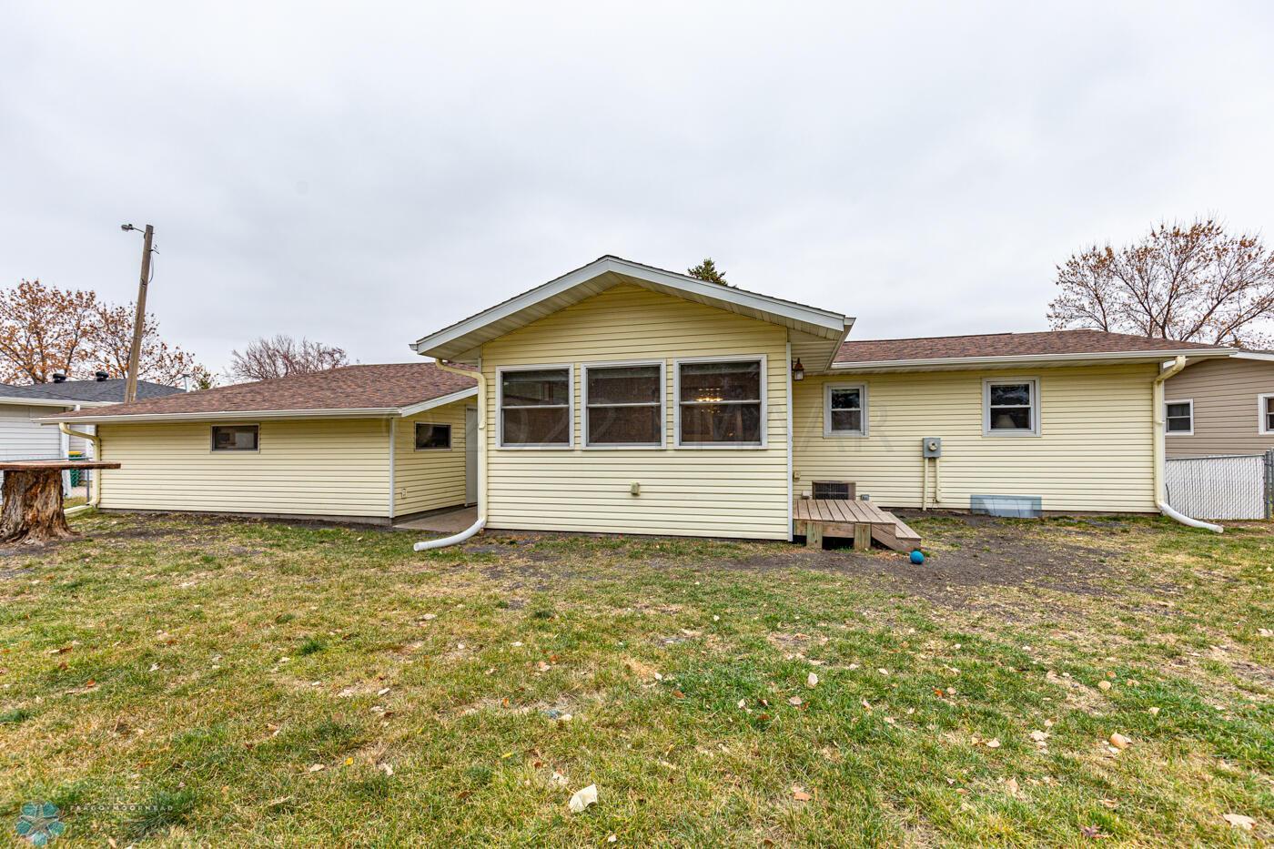 Back side of home