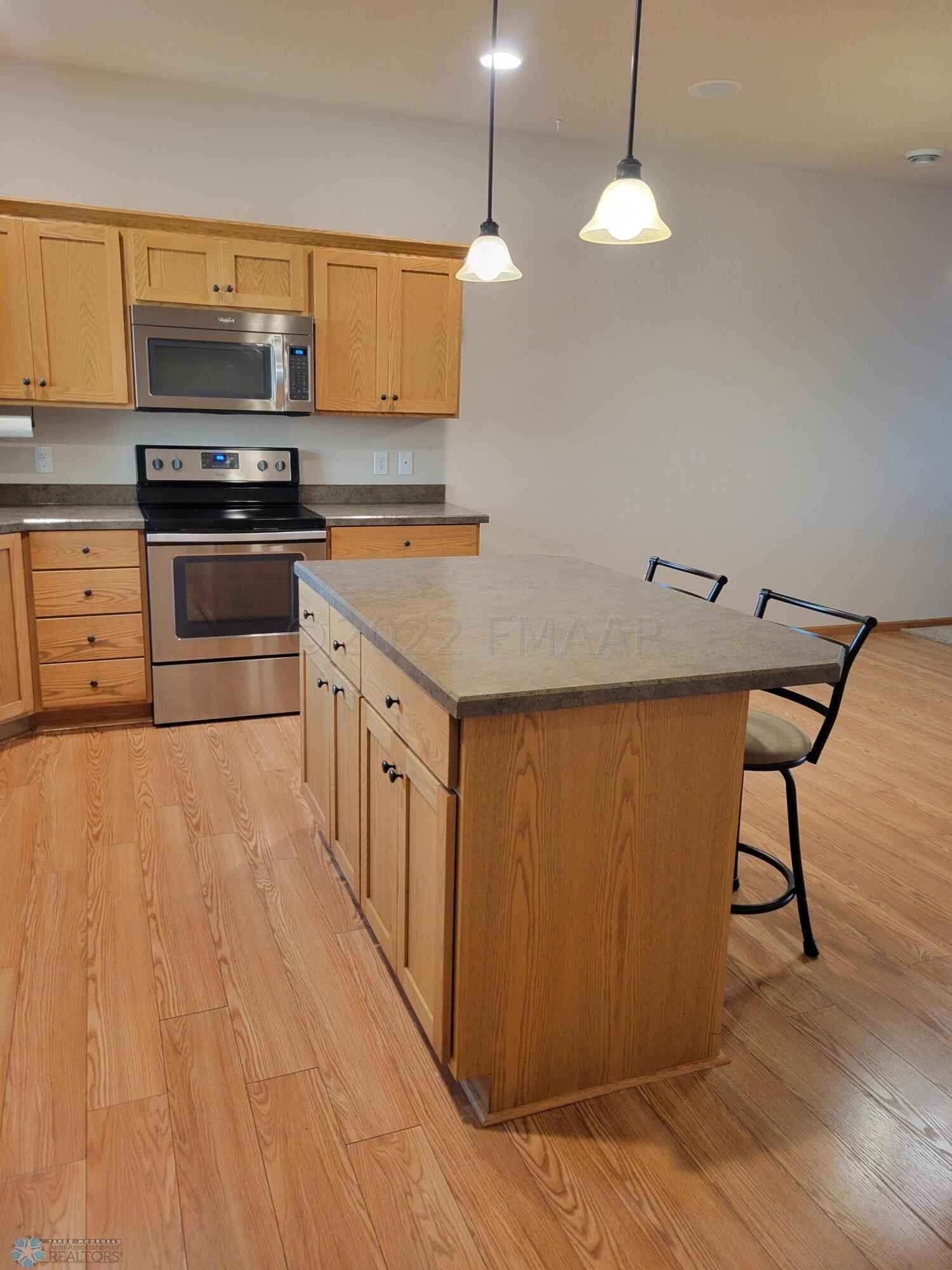 Kitchen with island