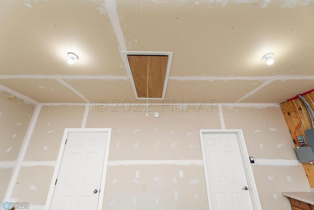 Attic Access & Storage in Garage