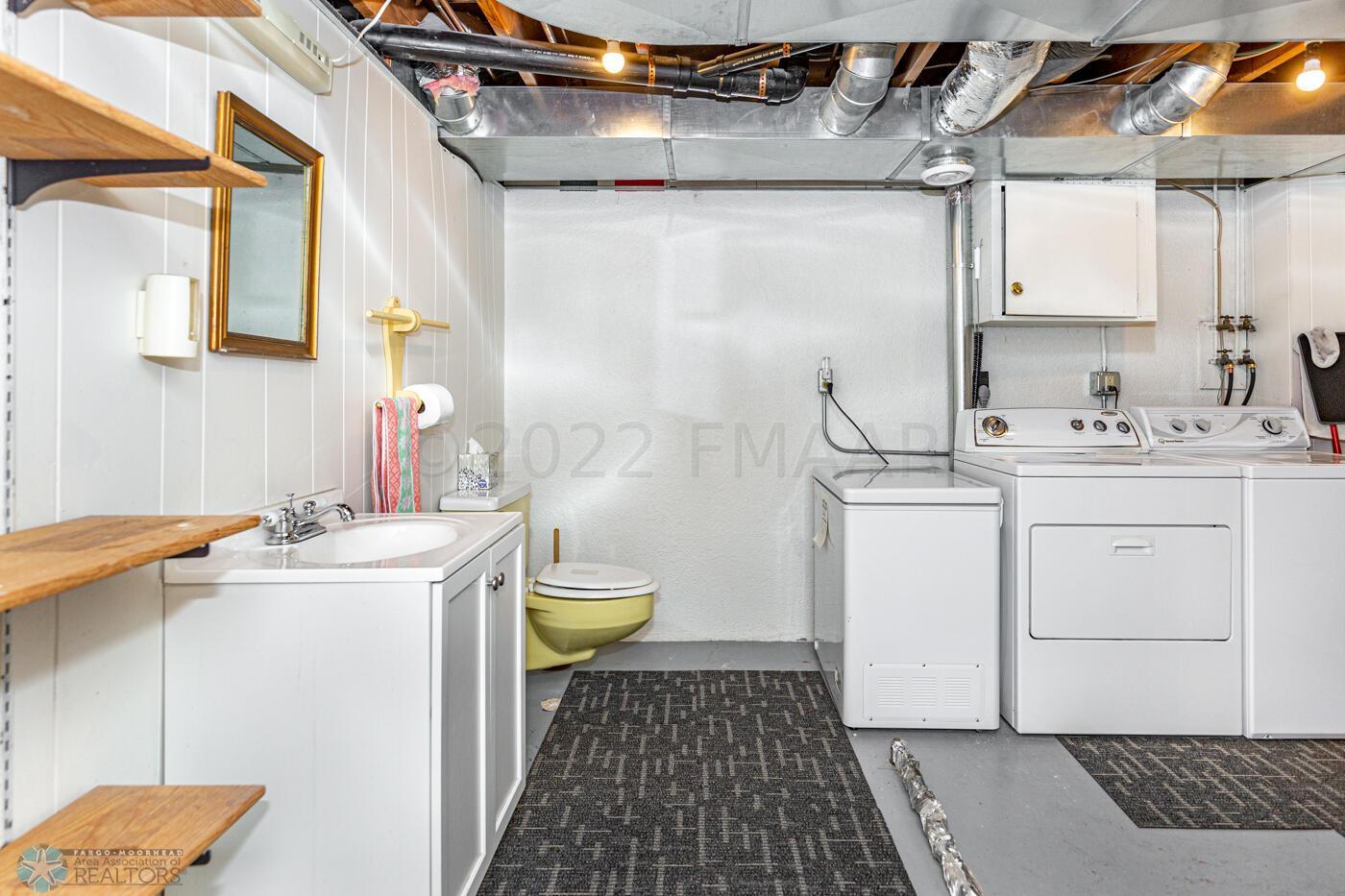Bathroom + Laundry Room