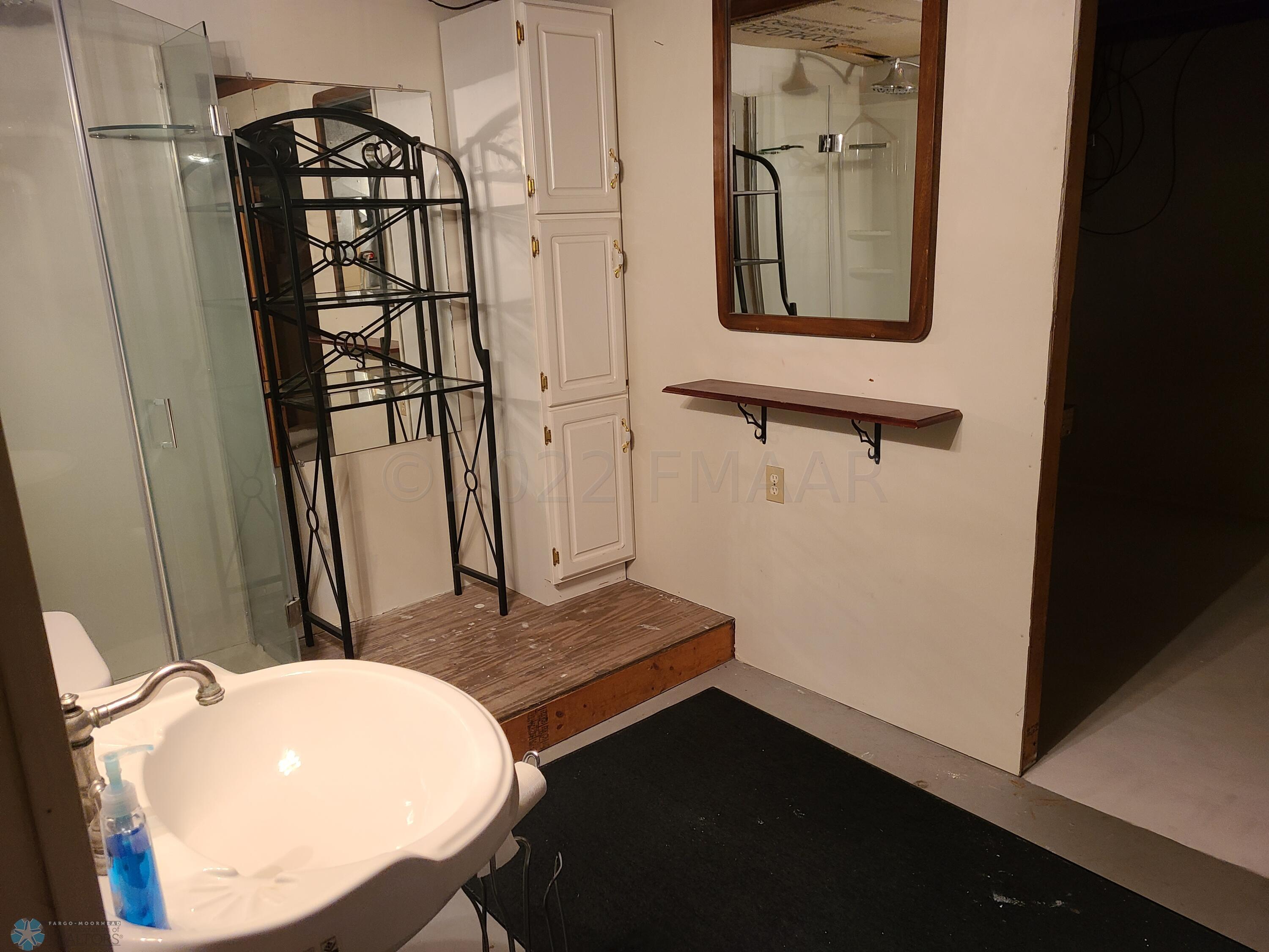 Basement bathroom view 2