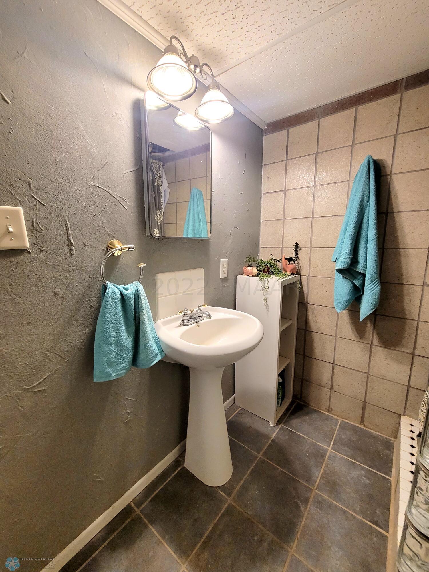 Basement bathroom