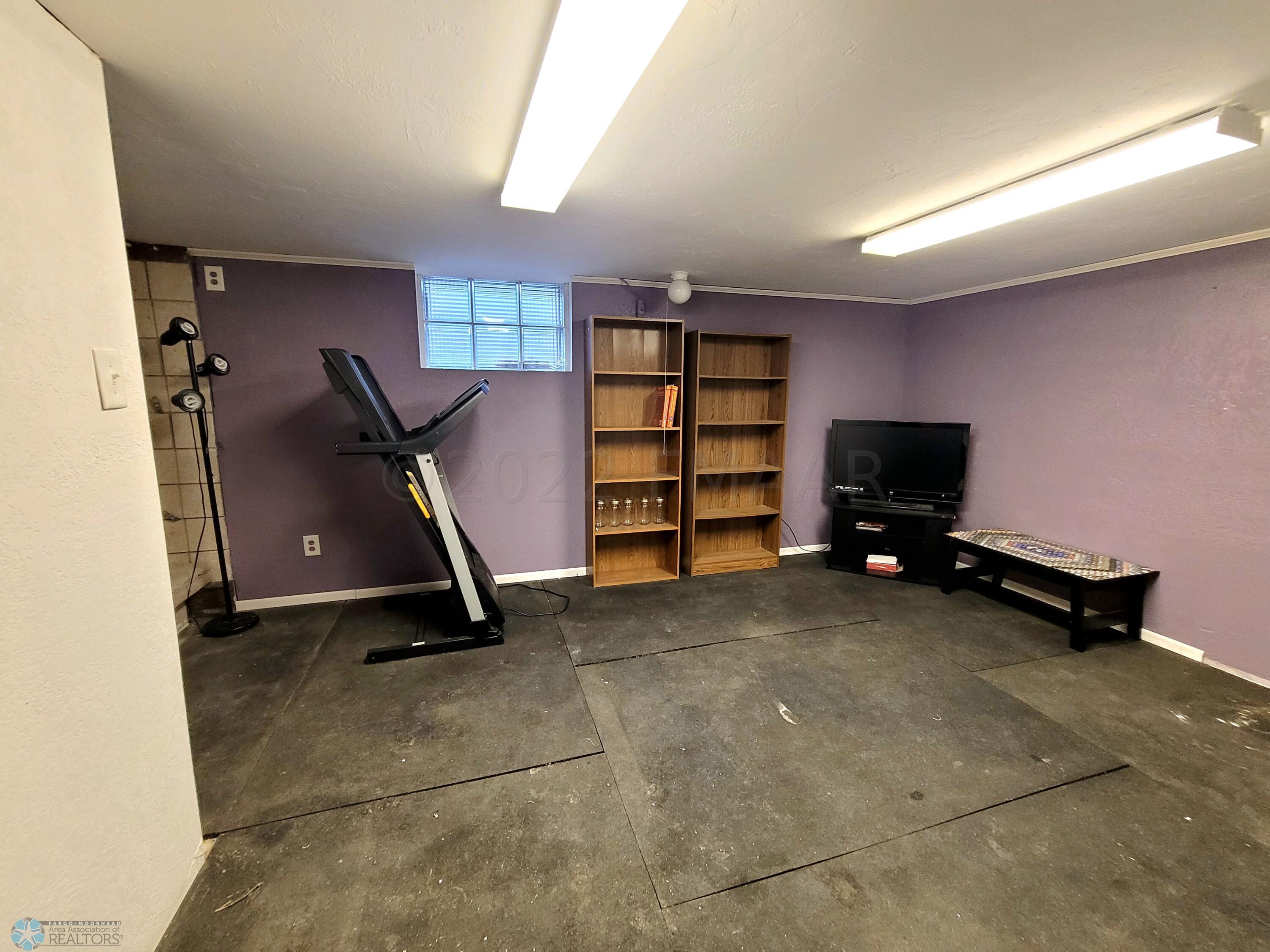 Basement storage/bonus room