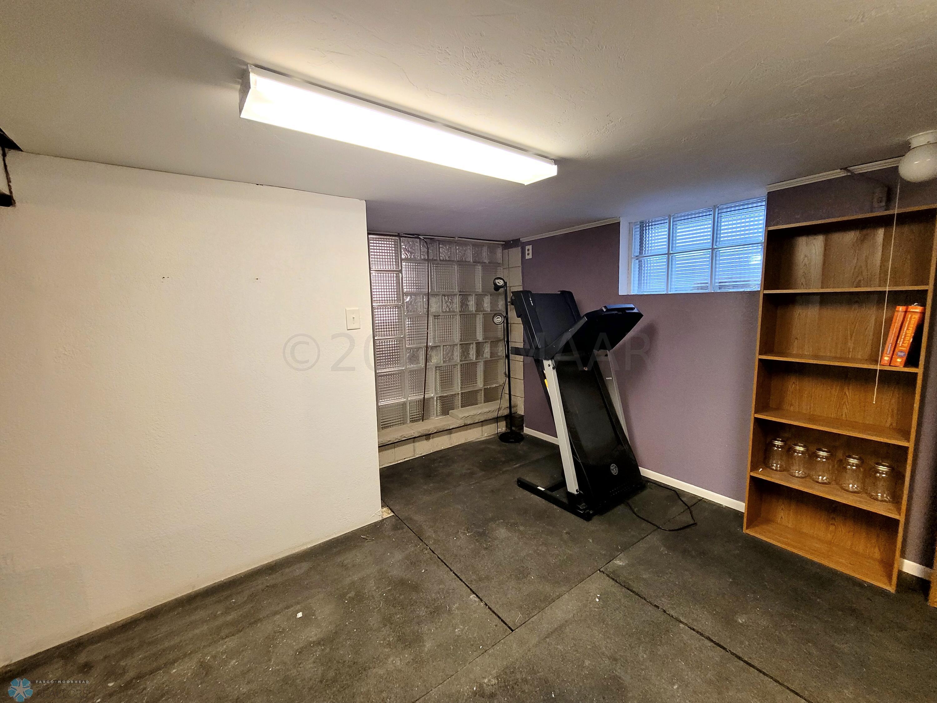 Basement storage/bonus room