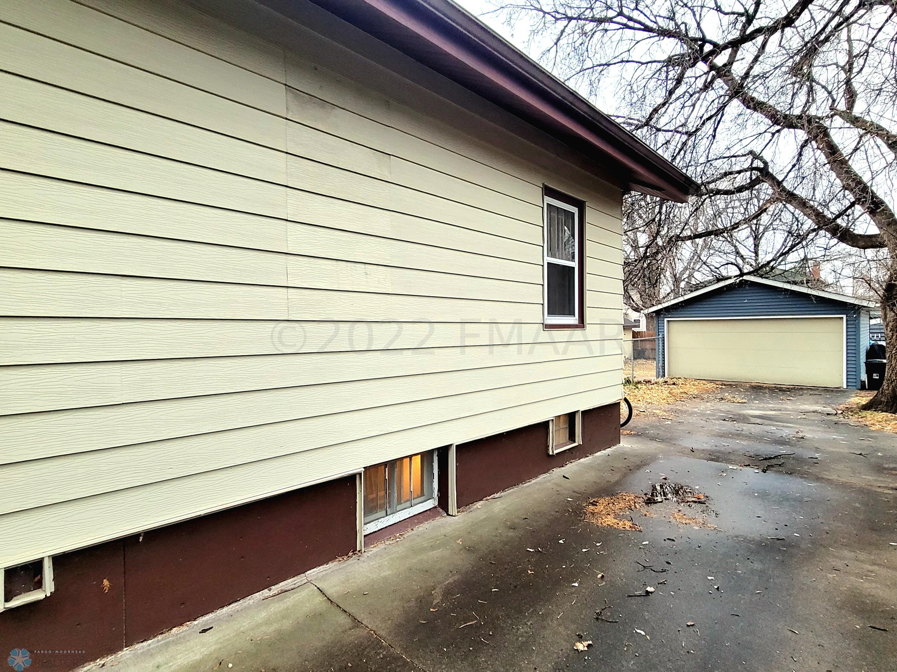 Driveway to garage