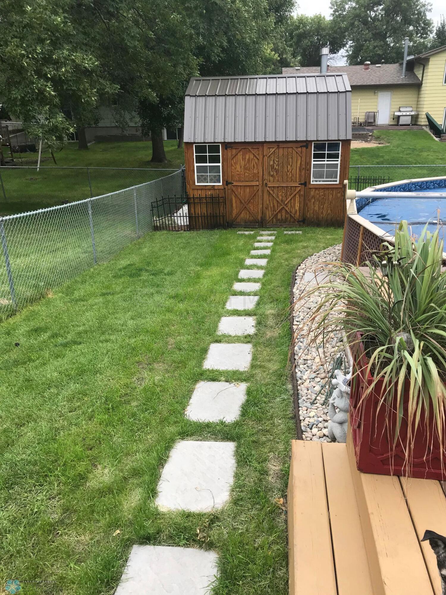 Back yard shed