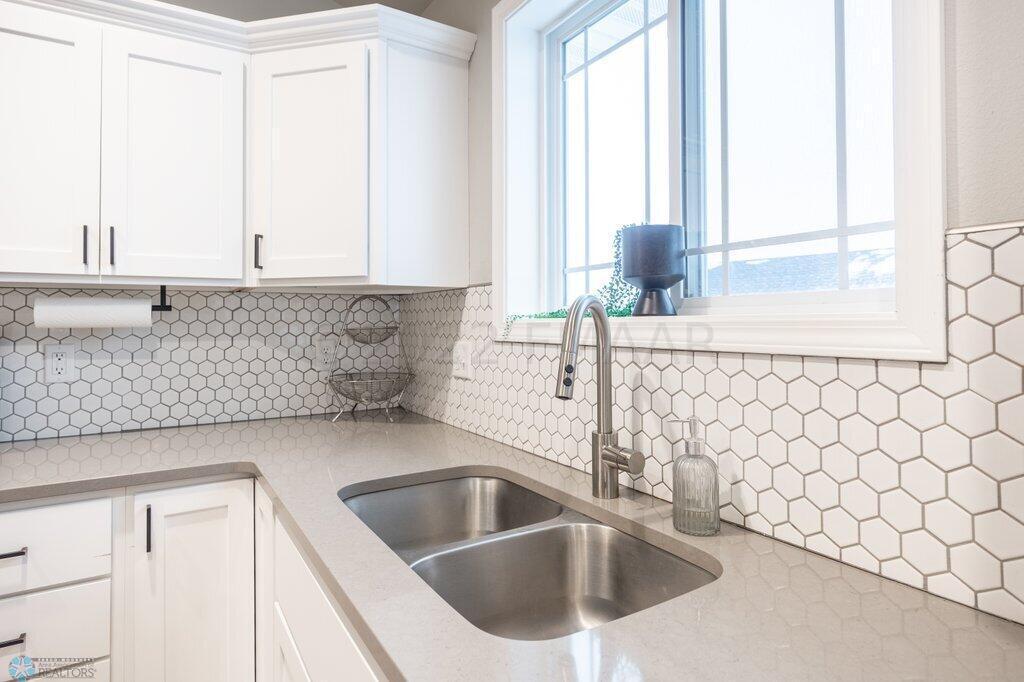 Bright White Backsplash