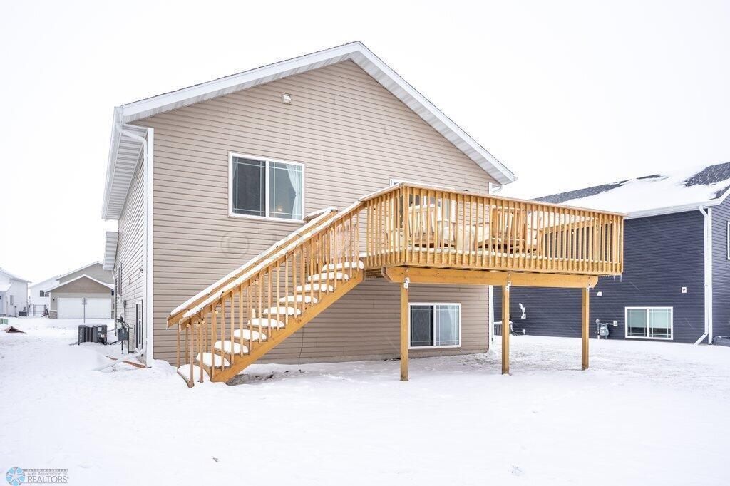 Deck off the Patio Door