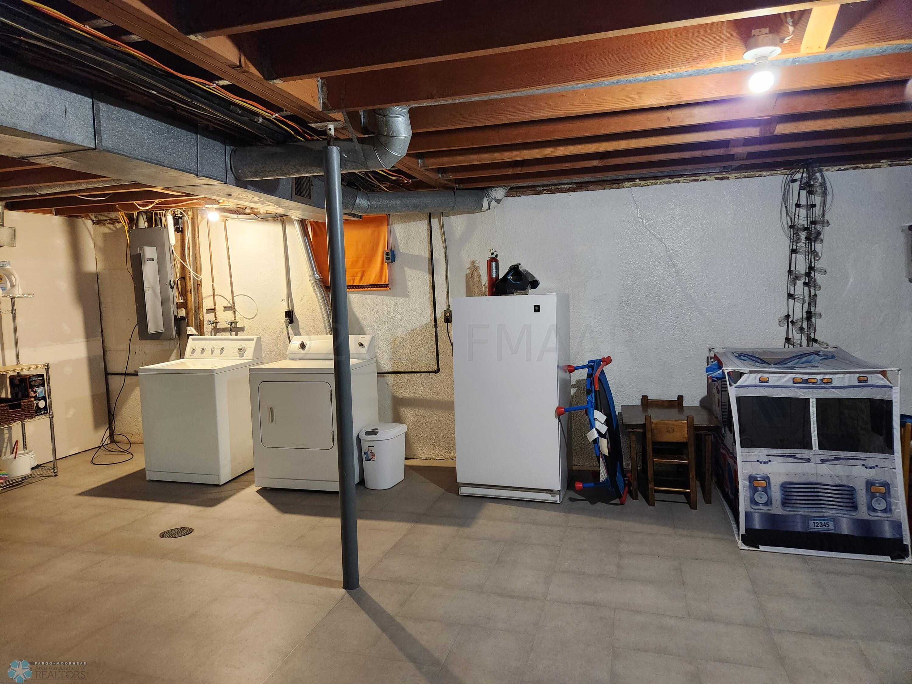 Laundry Area Washer and Dryer Stay