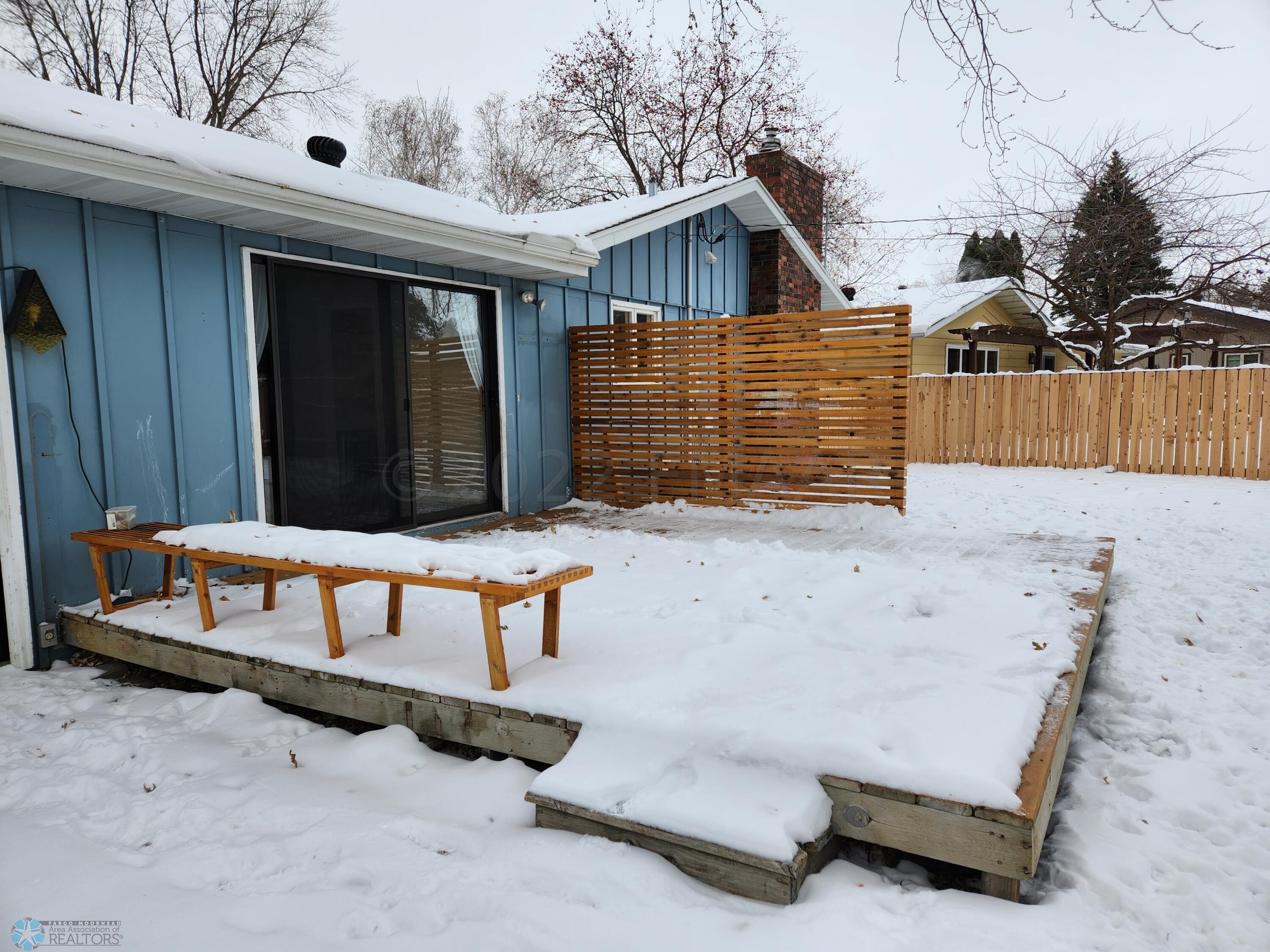 Deck off Patio Door