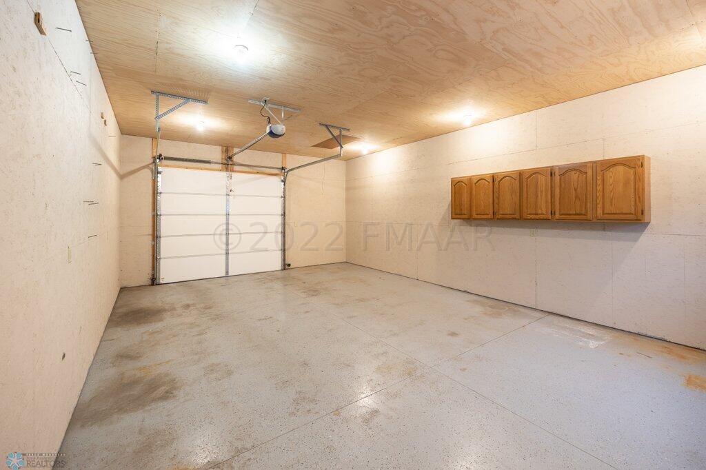 heated finished garage