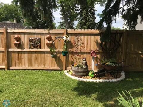Yard in summer
