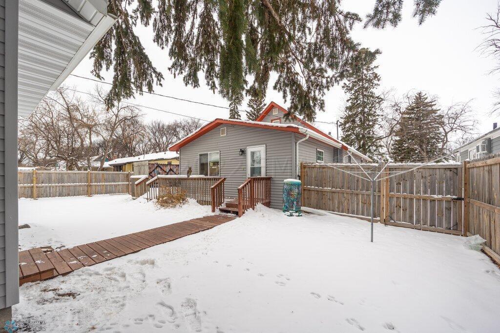 Good sized backyard