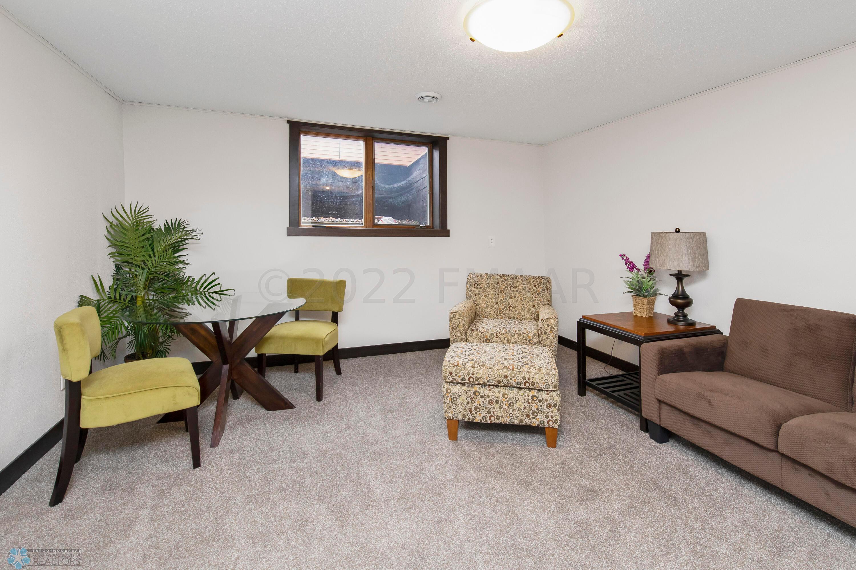 Family room with egress