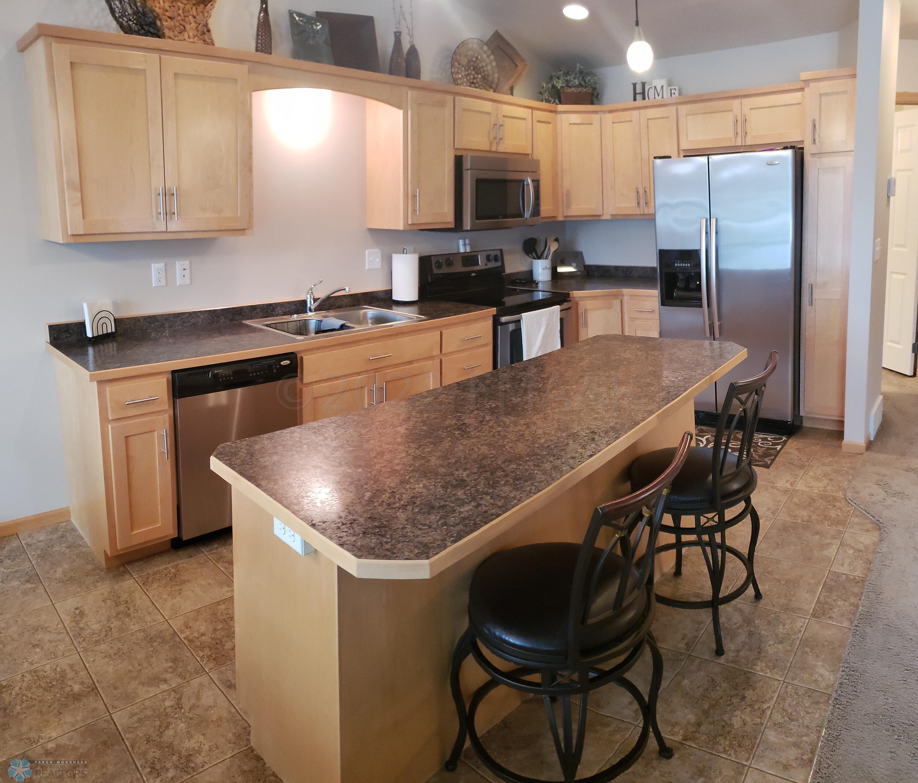 Open concept kitchen