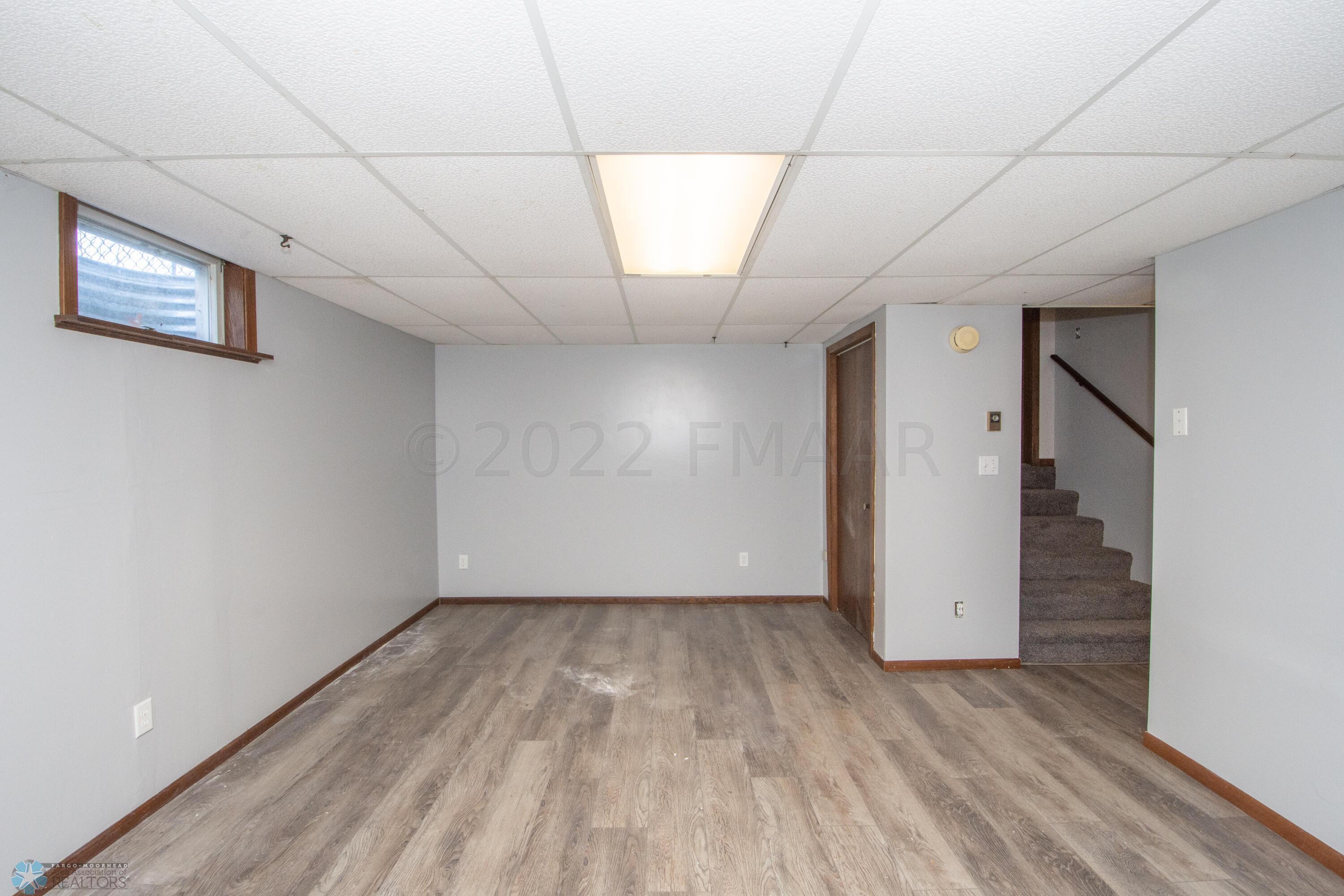extra room on lower level