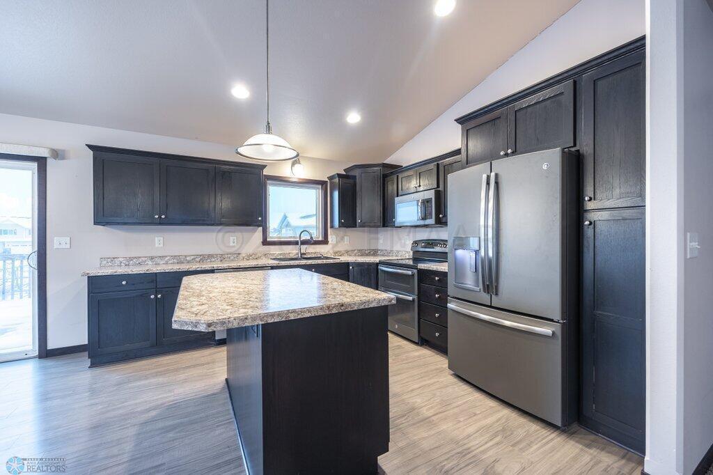 Black stainless appliances