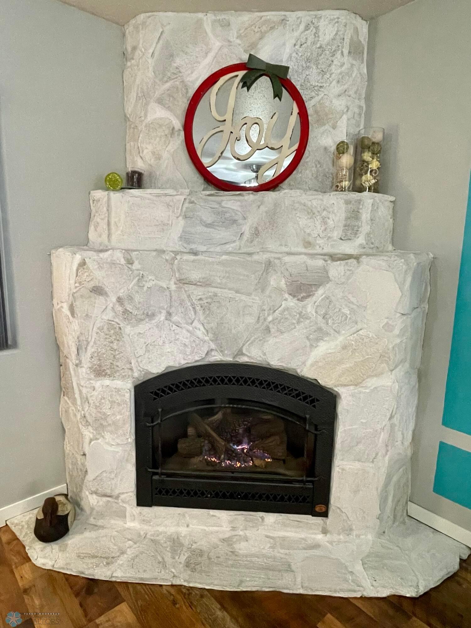 Gas Fireplace in living room