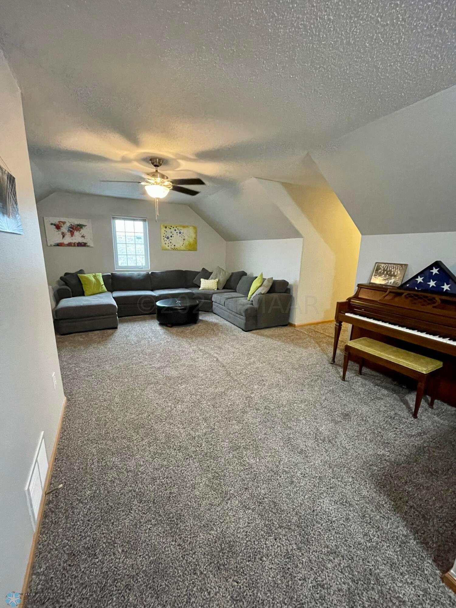 Upstairs family room.