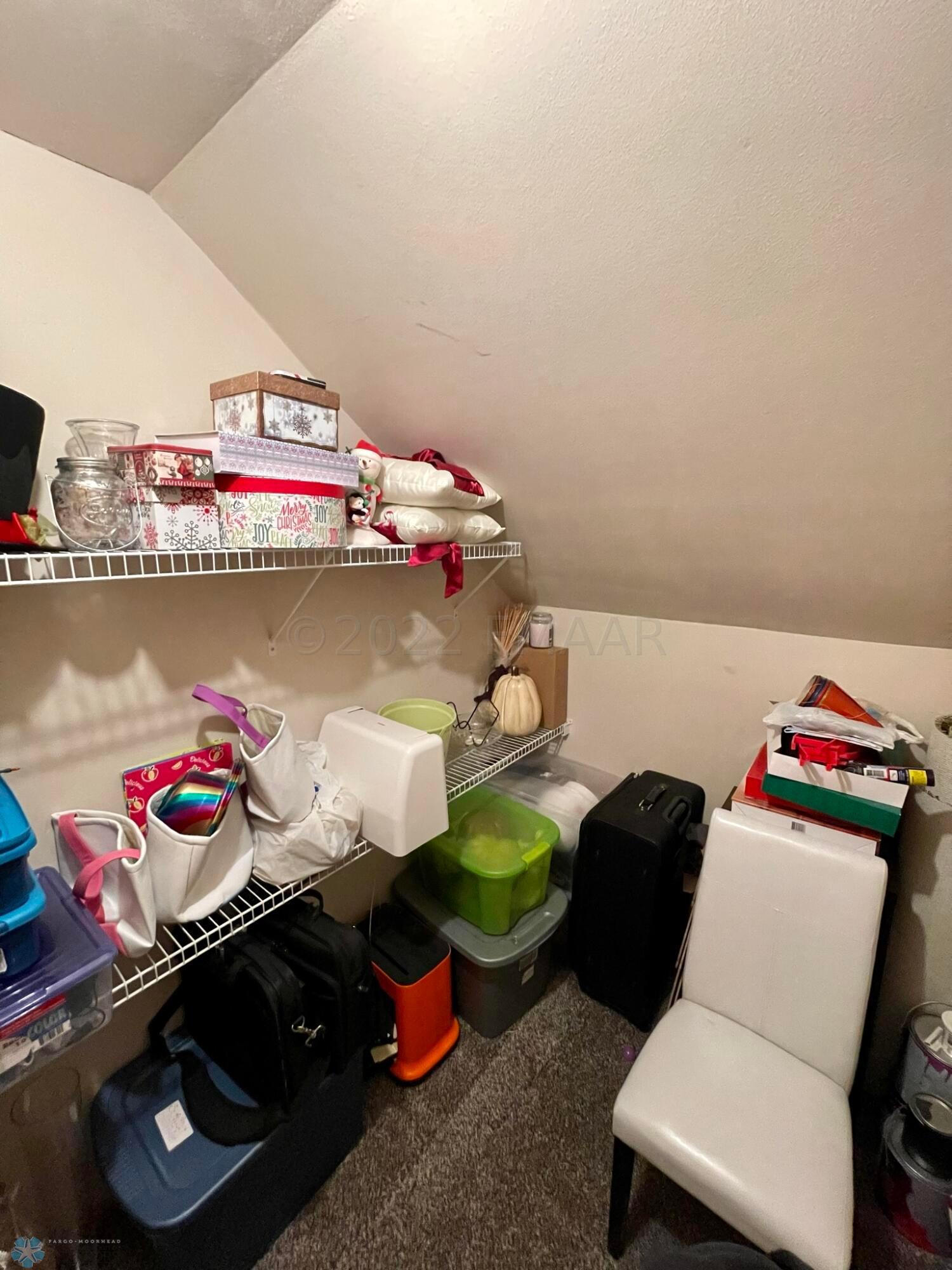Extra walk-in storage upstairs.