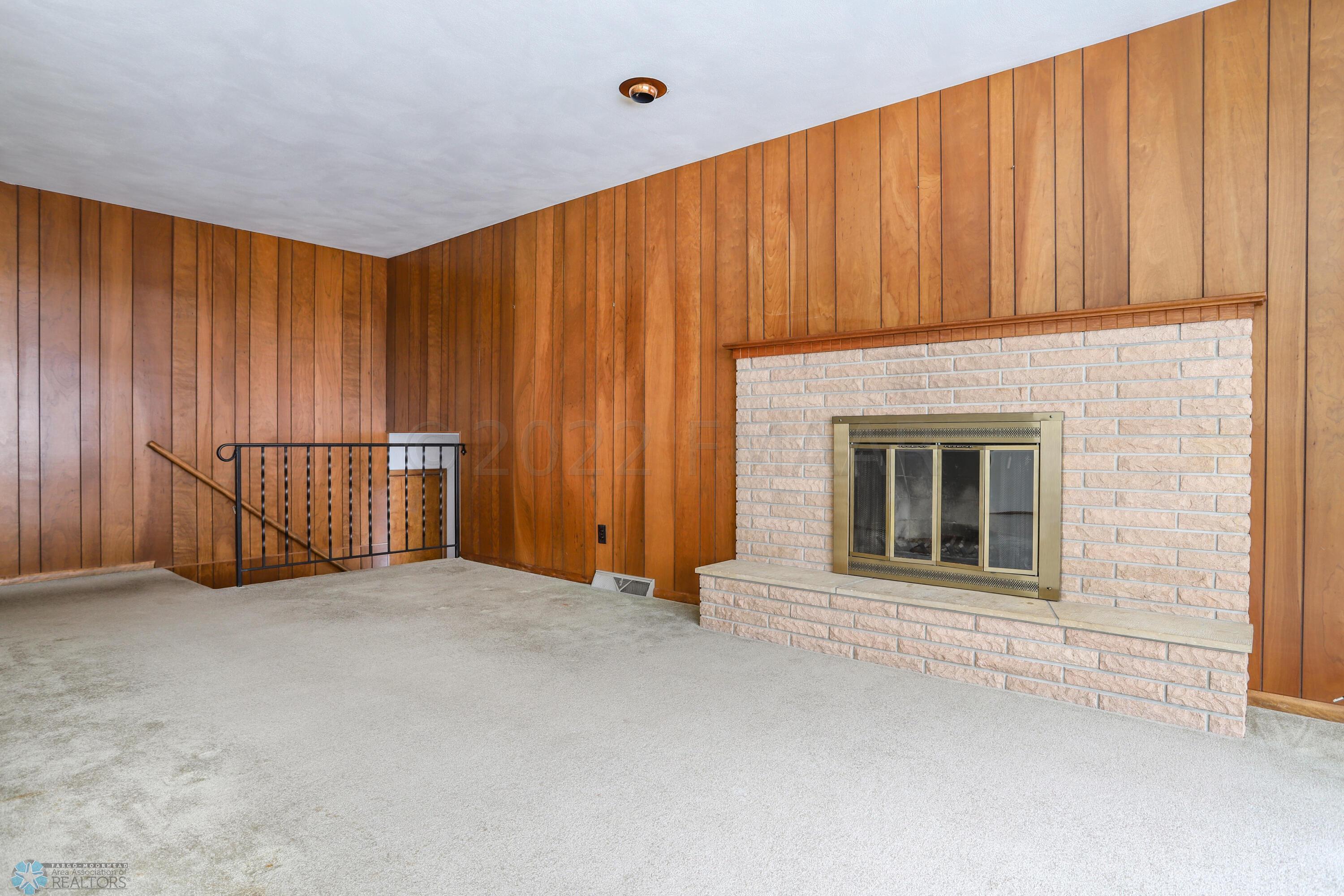 Wood Burning Fireplace