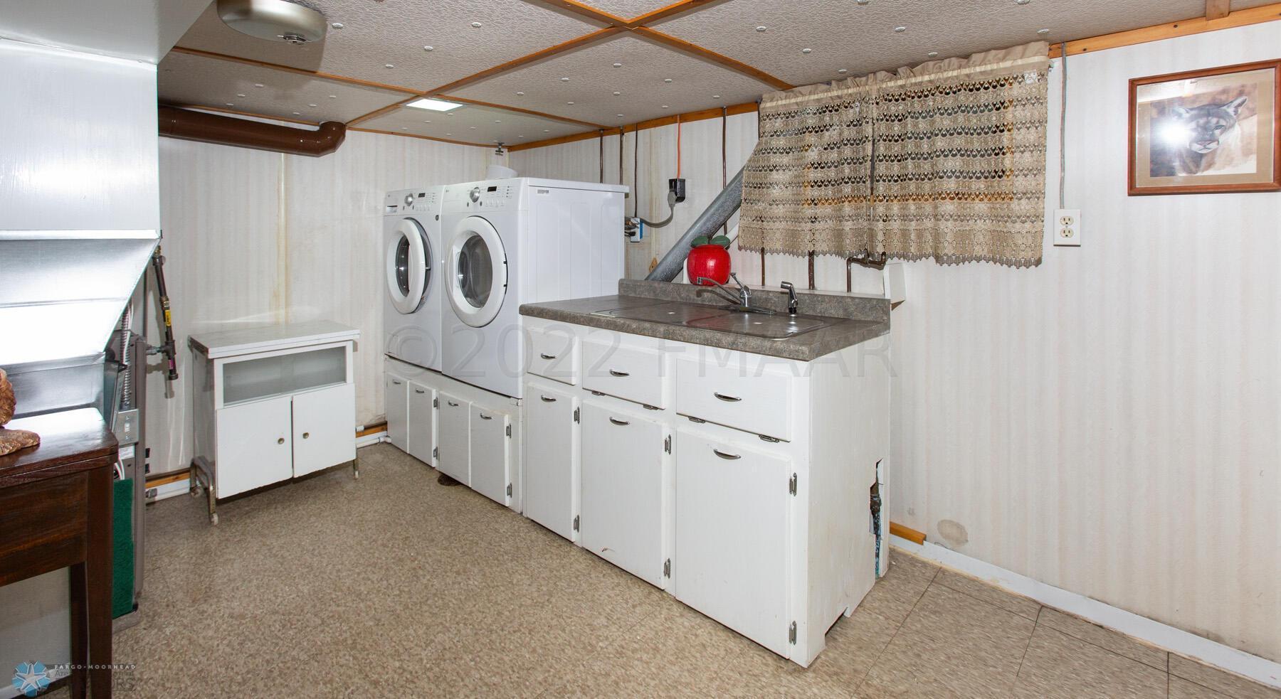 Basement Laundry Area