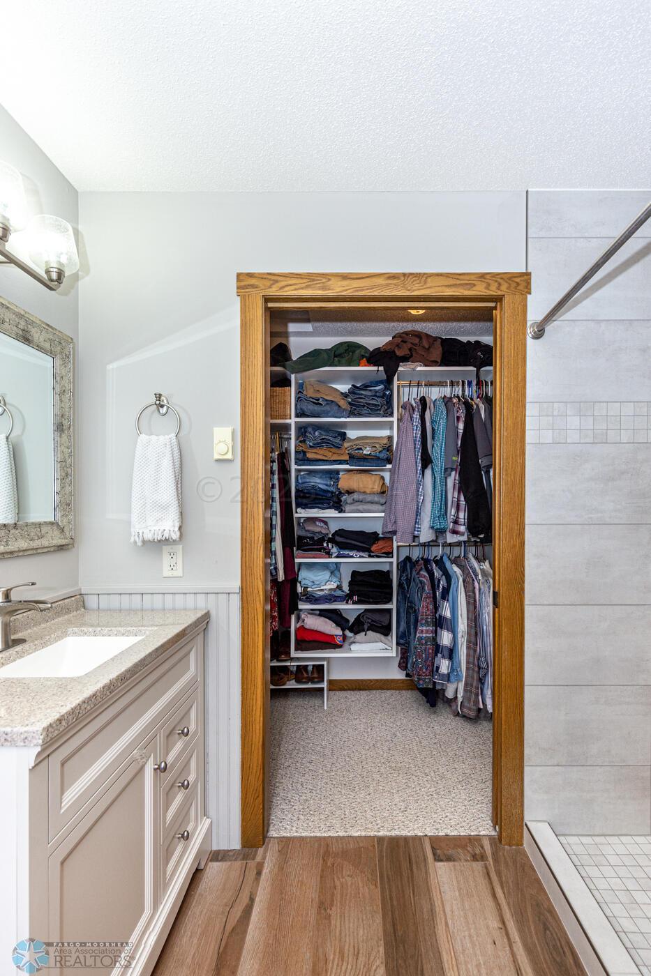 Primary bath/closet
