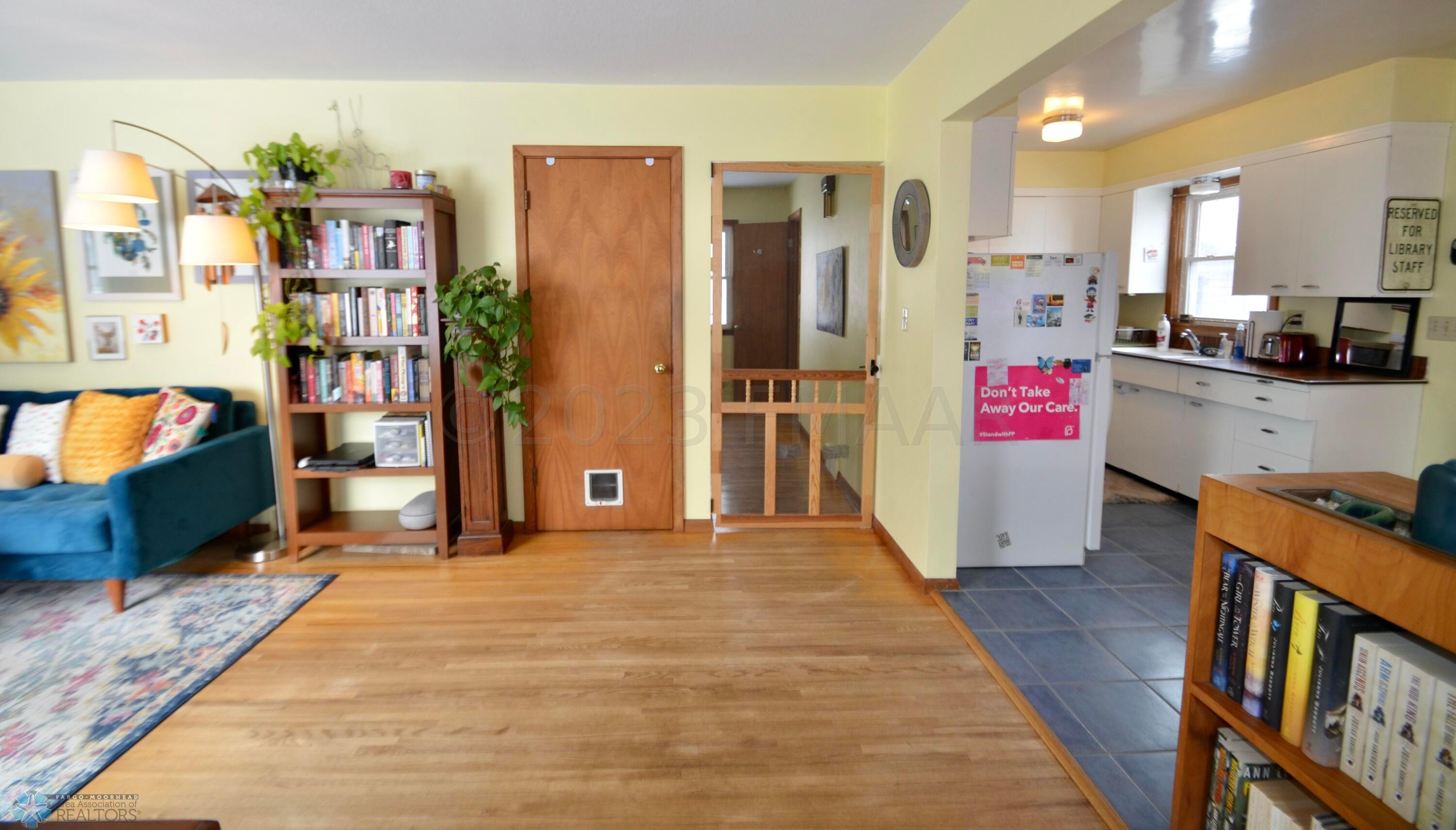 View from foyer in