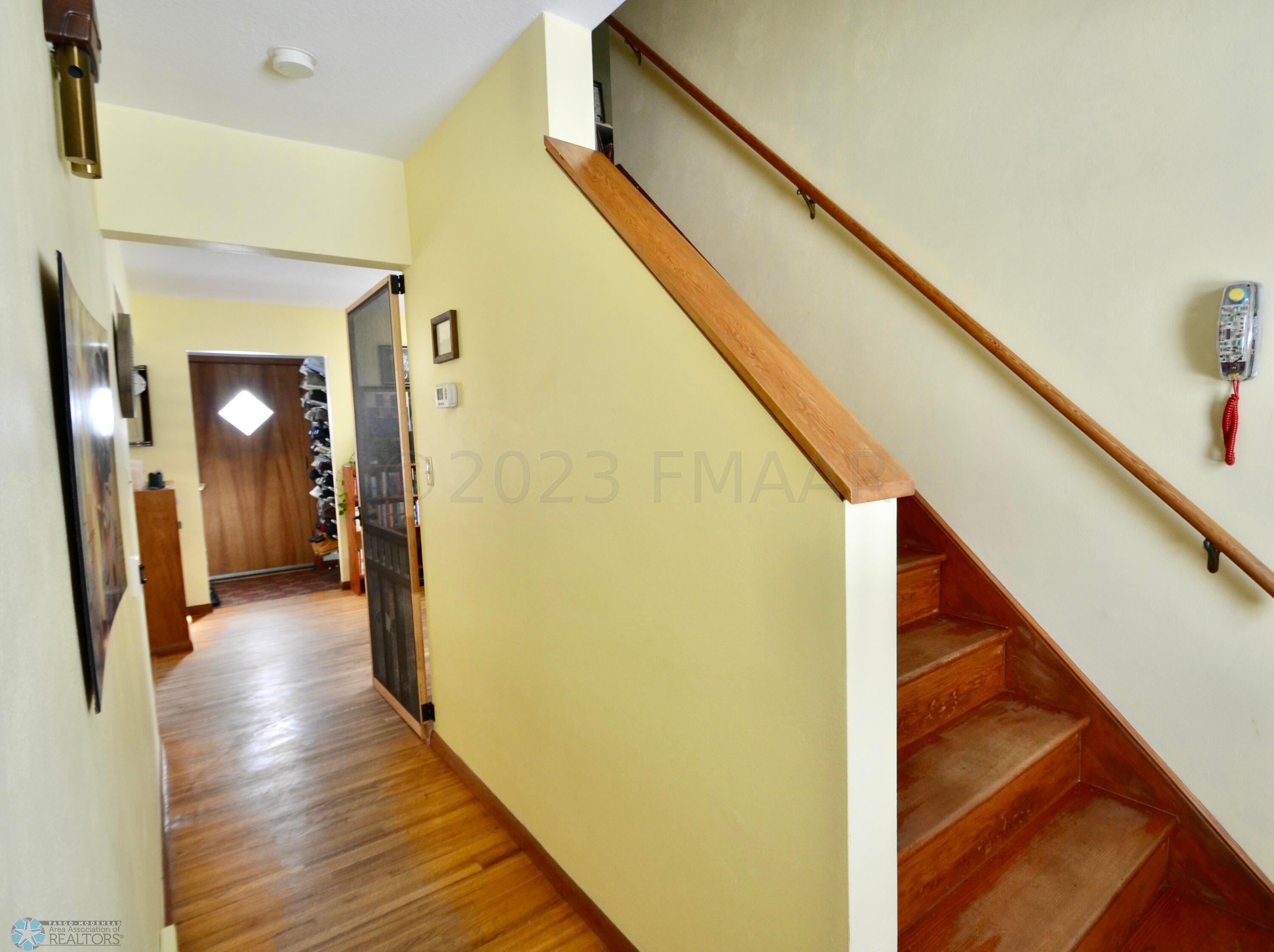 Hallway and stairs up