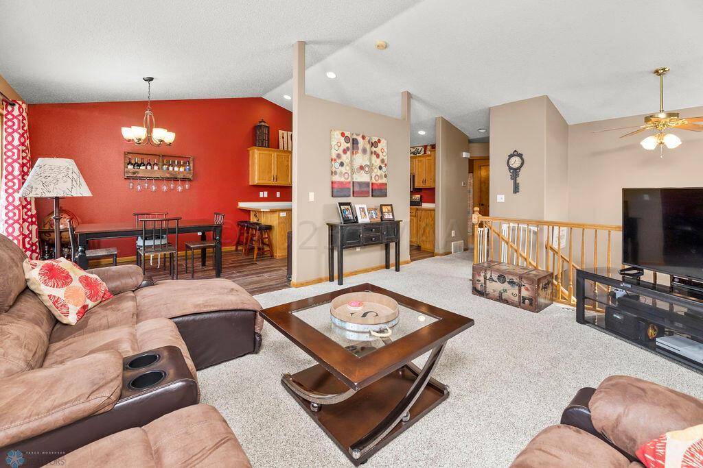 Upper level living space