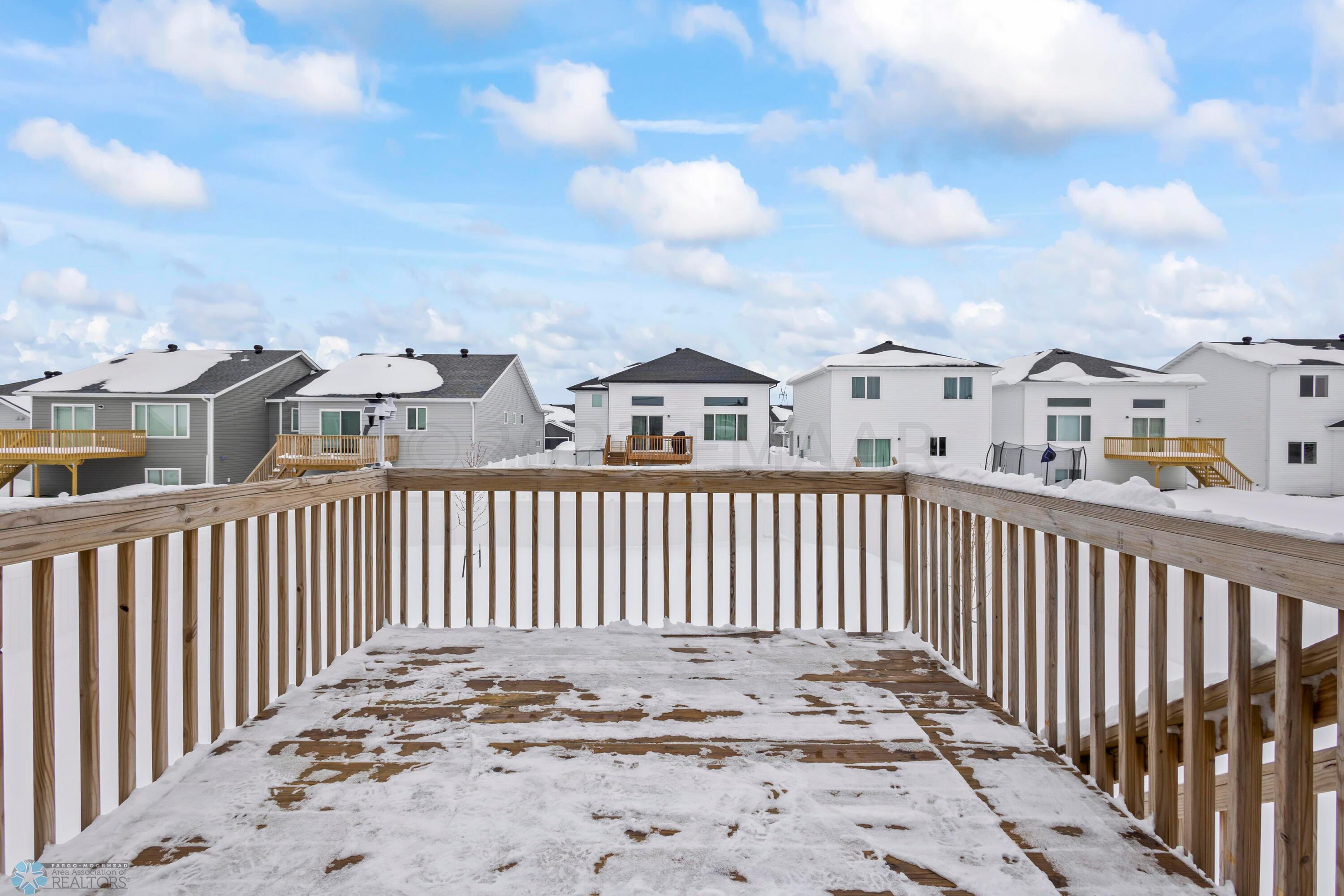 Deck from dining room door