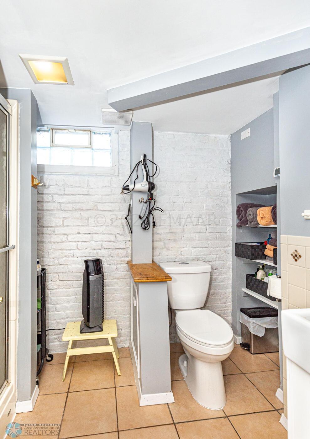 Basement 3/4 bath
