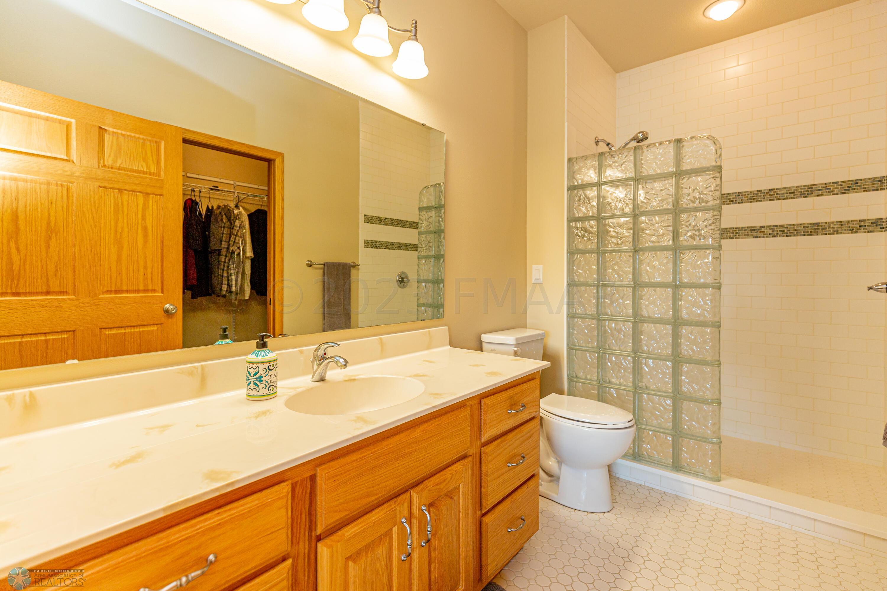 Large master vanity