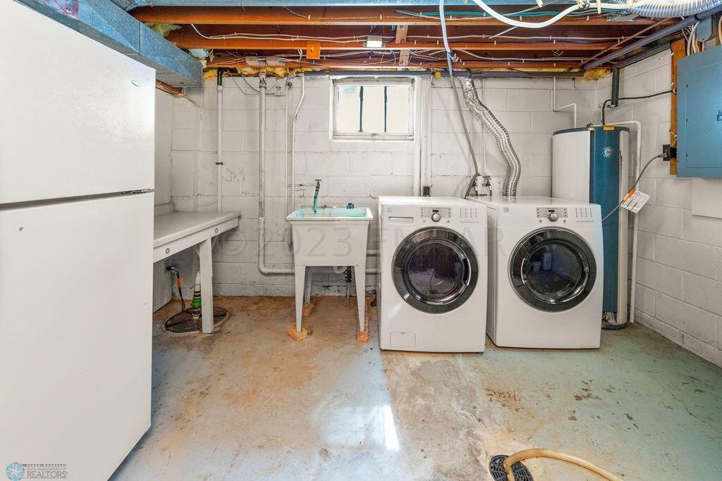 Laundry in Basement