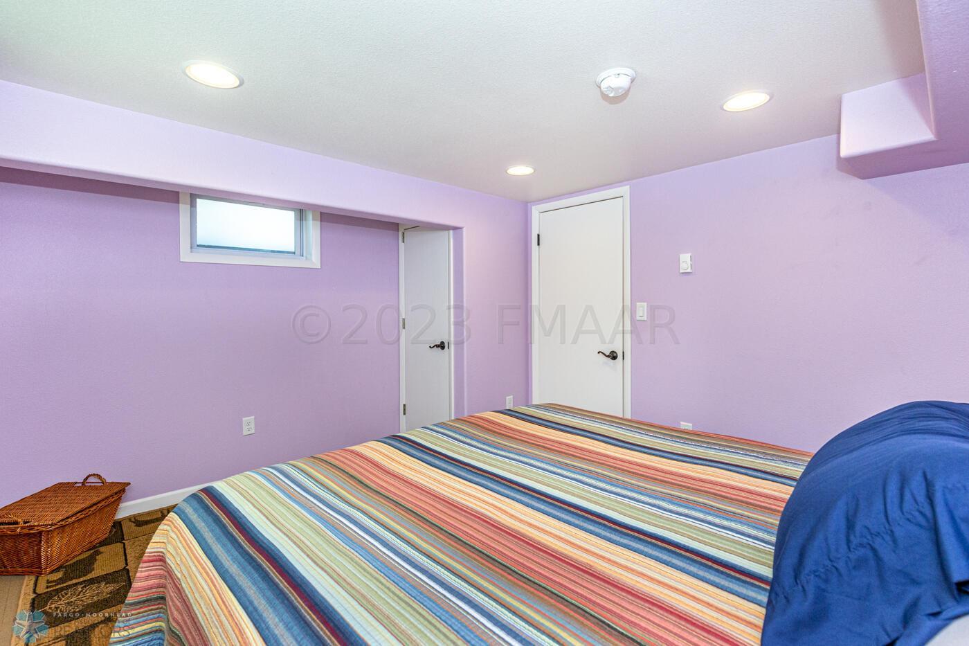 Basement bedroom