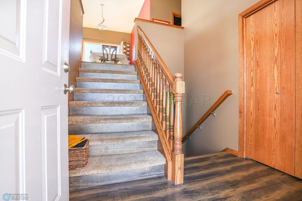 Entry Foyer Natural woodwork