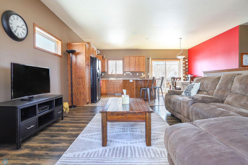open concept upper level living