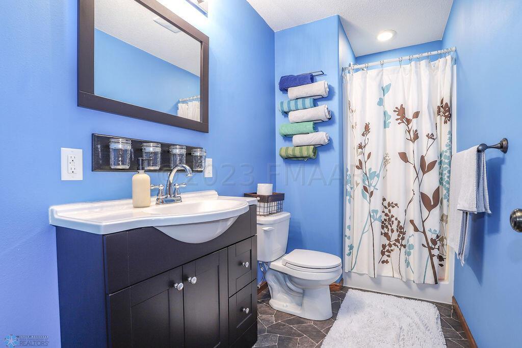 Lower level bath