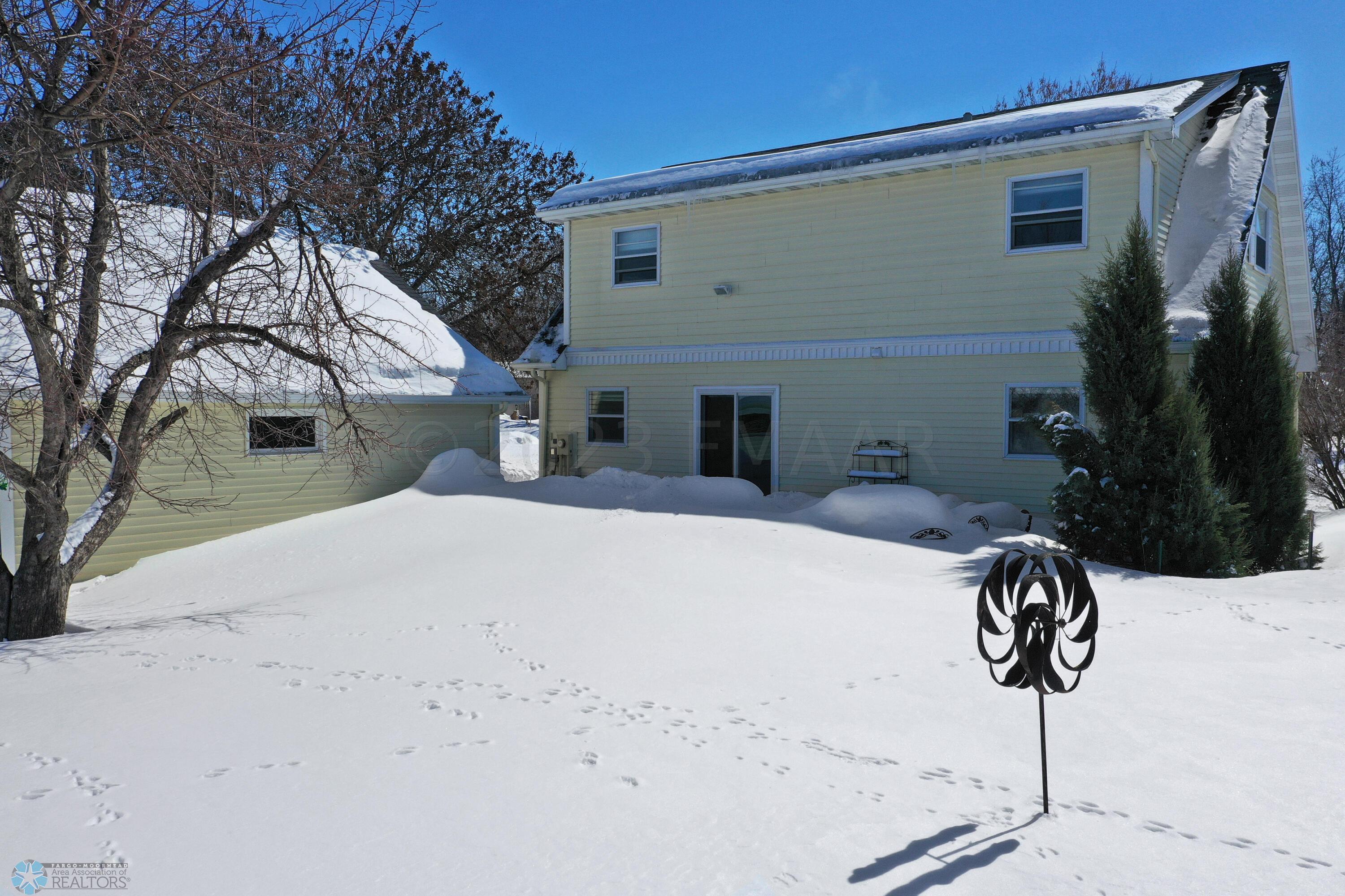 Rear of home