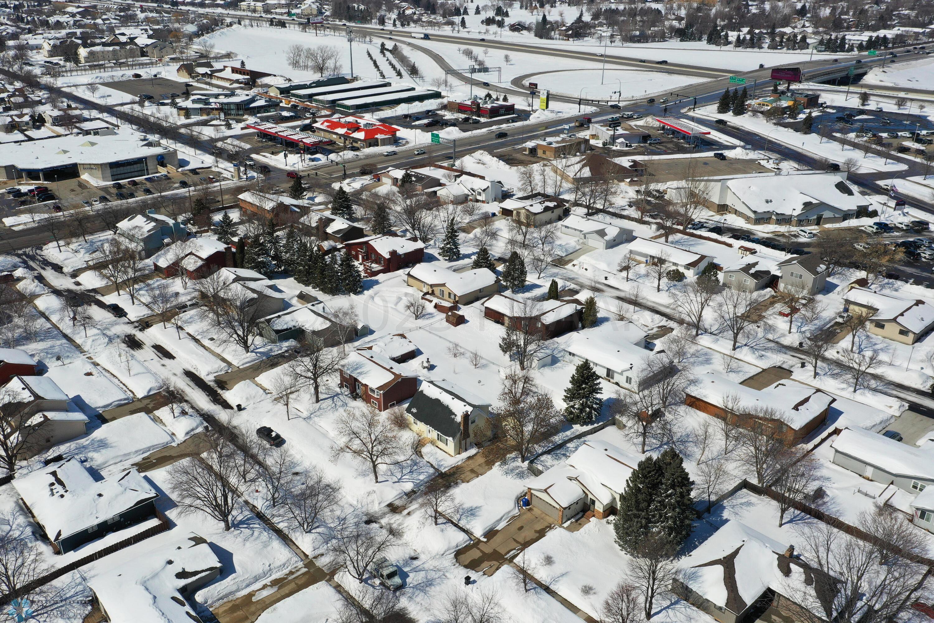Arial view Looking Northwest