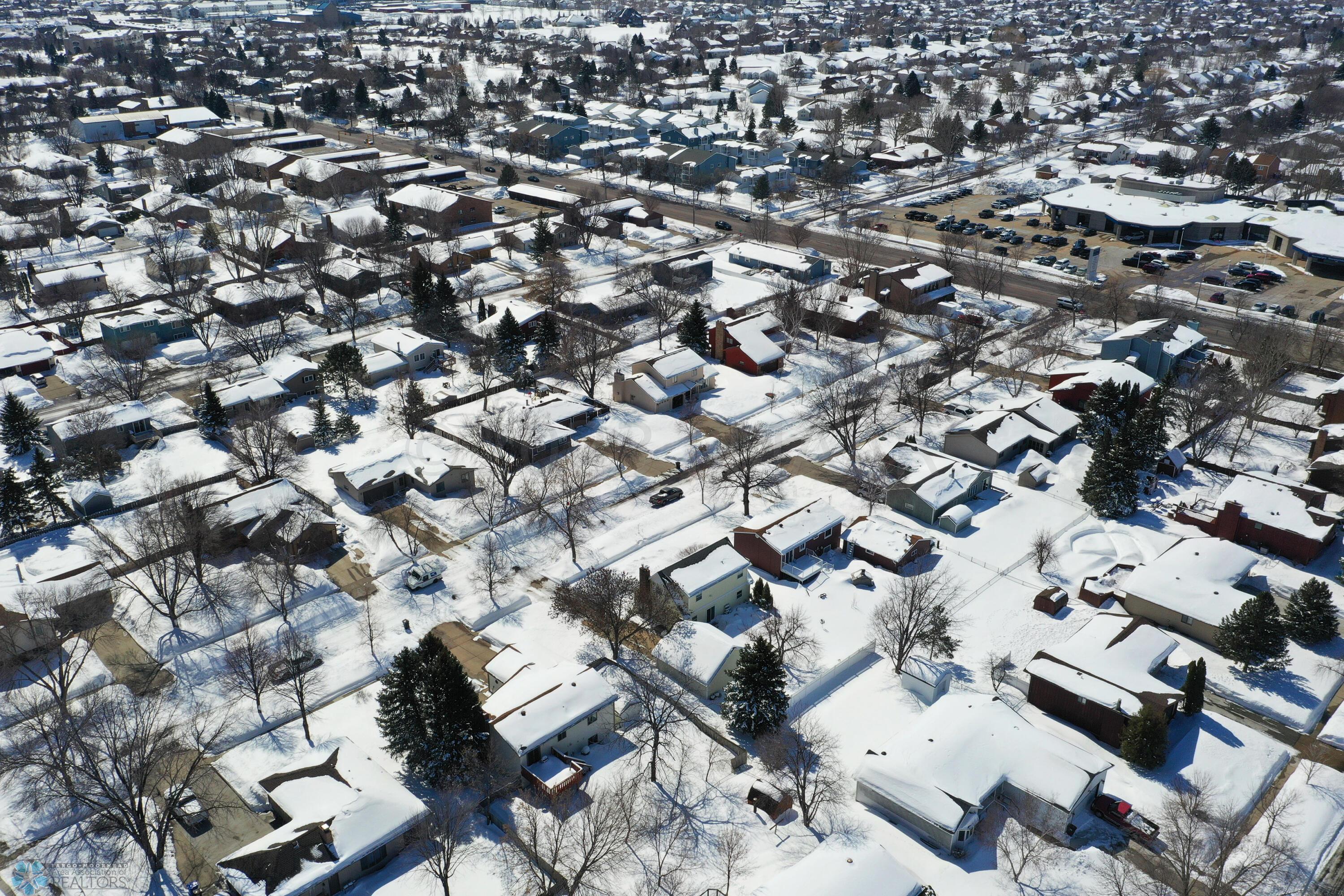 Arial looking Southwest