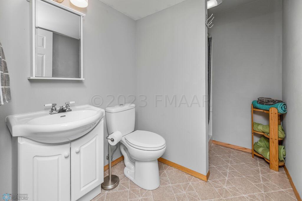 Basement bathroom