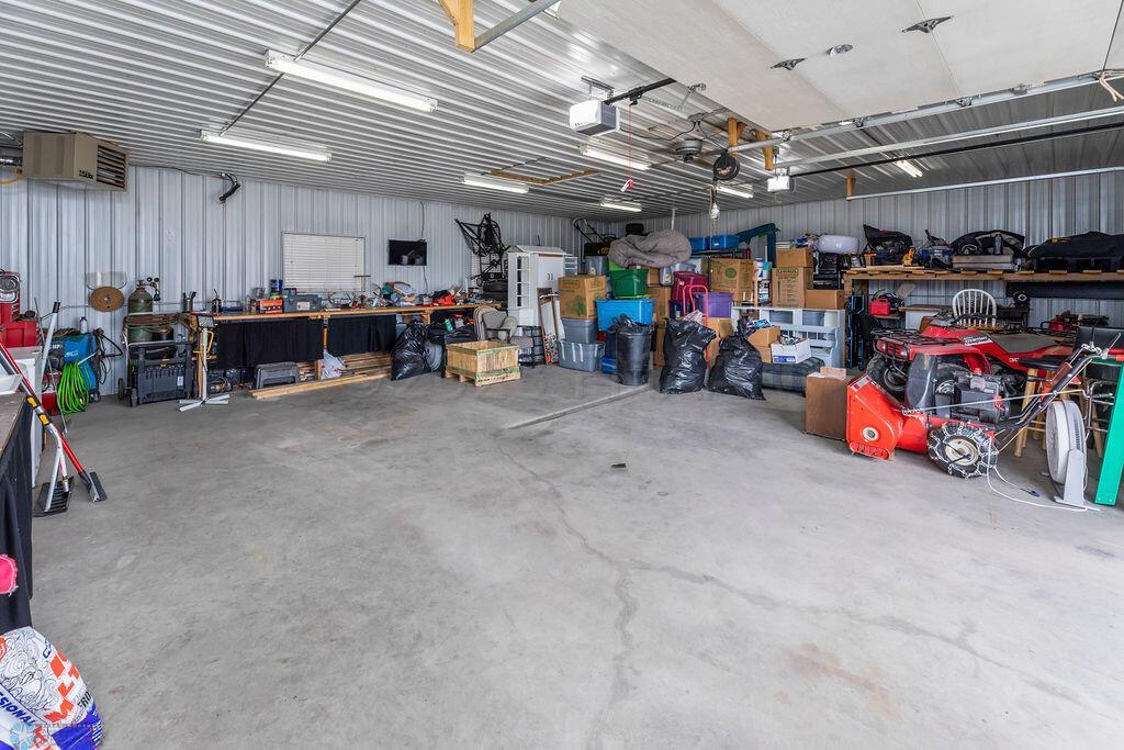 Interior of the 30 x36 shop